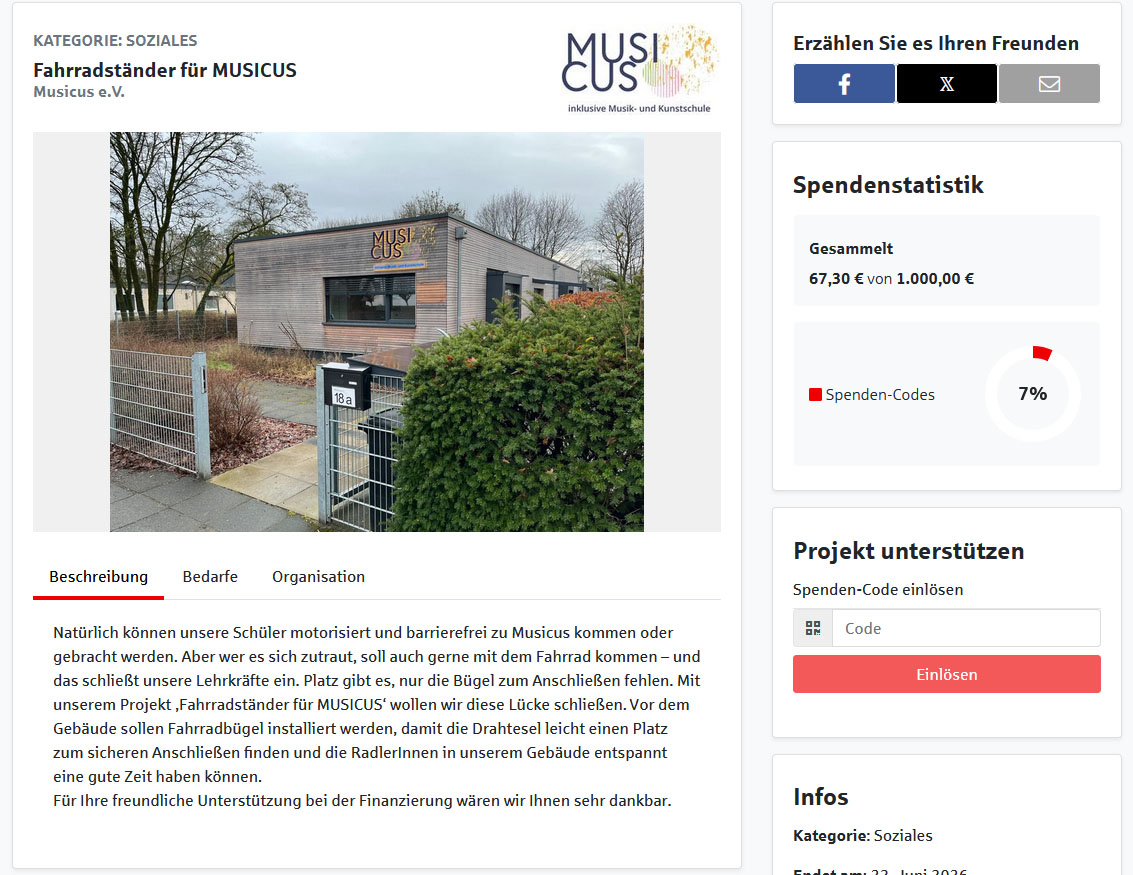Bielefeld zeigt Herz! Unser Vereins-Projekt 2026 ist online